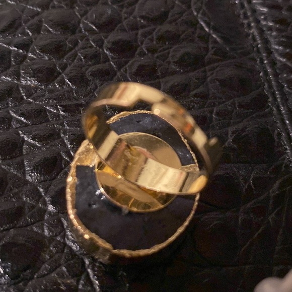 Druzy adjustable ring - Picture 3 of 3